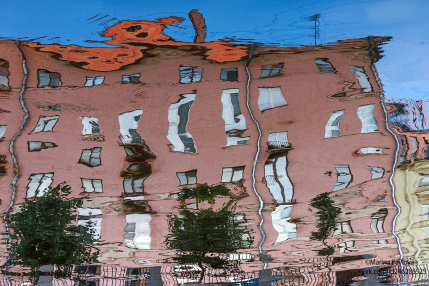 акваабстракция, абстракция, отражения на воде, петербургские акварели, парейдолия, санкт-петербург, город, Марина Павлова