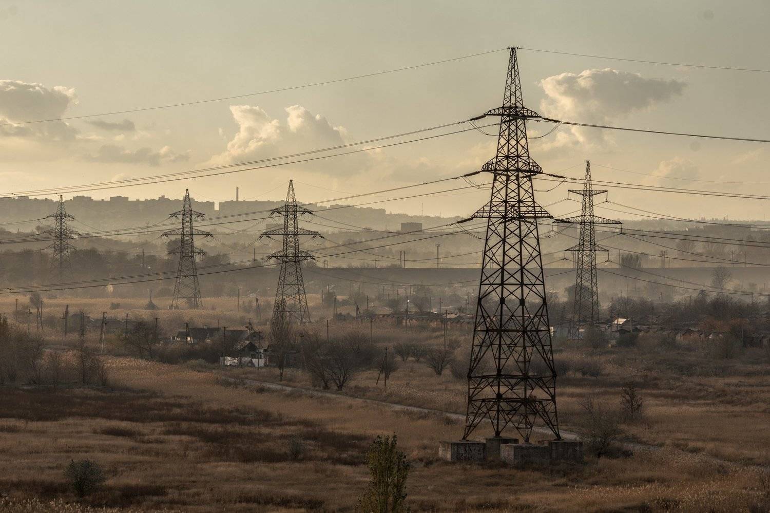 мариуполь, линии электропередач, город, городской пейзаж, Владимир Яськив