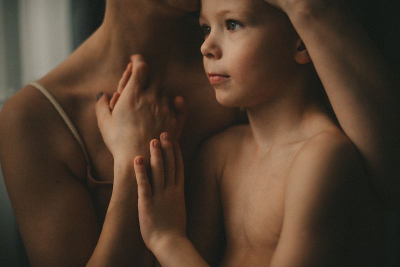 семья дети любовь счастье Мой мальчик фото превью