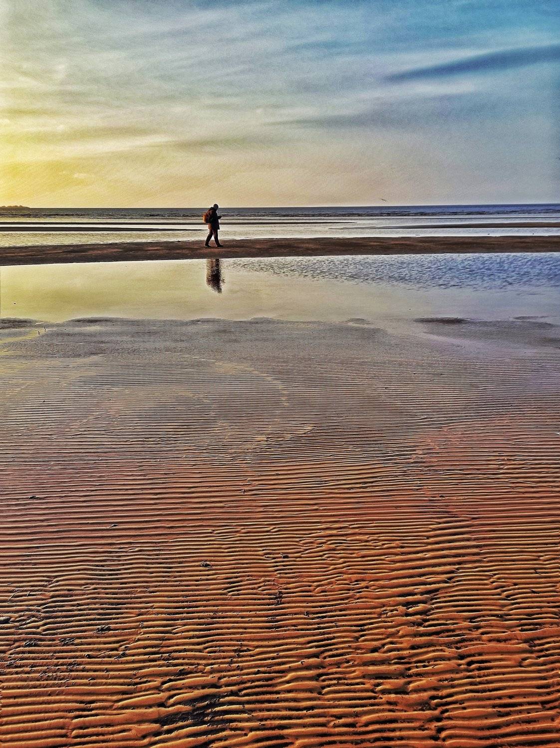 закат, залив, спб, питер, море, пляж, Валерий Верещако