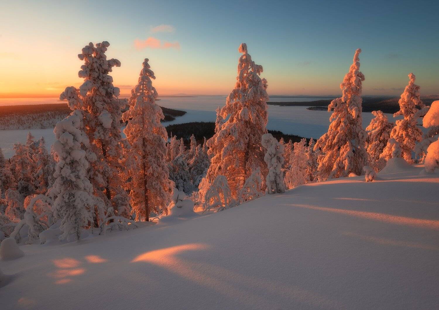 пейзаж,закат,россия,кольский,север,свет, Виталий Истомин
