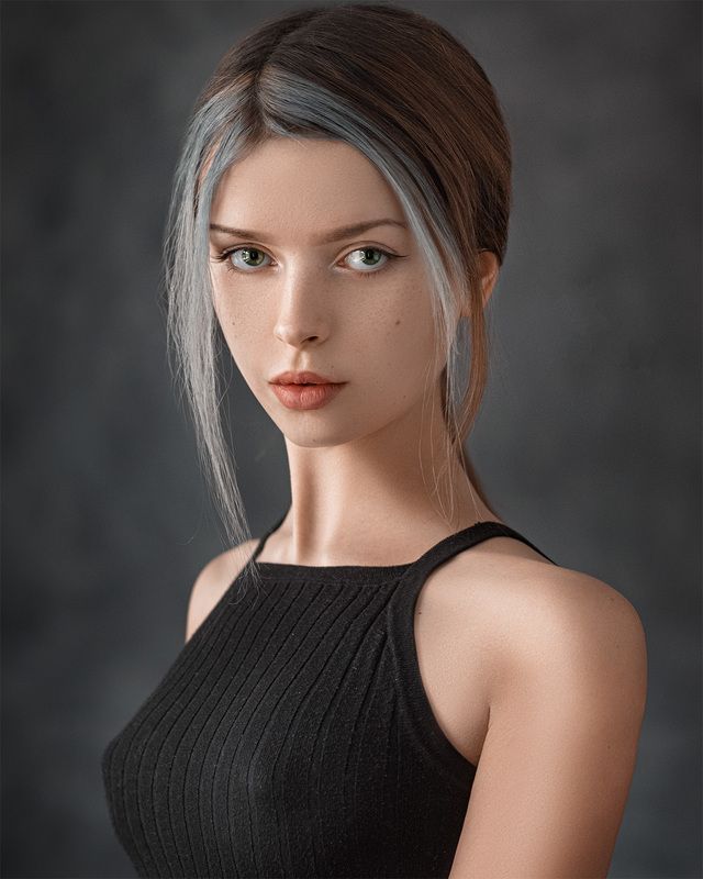 art, portrait, girl, model, арт, портрет, девушка, модель Ksenia фото превью