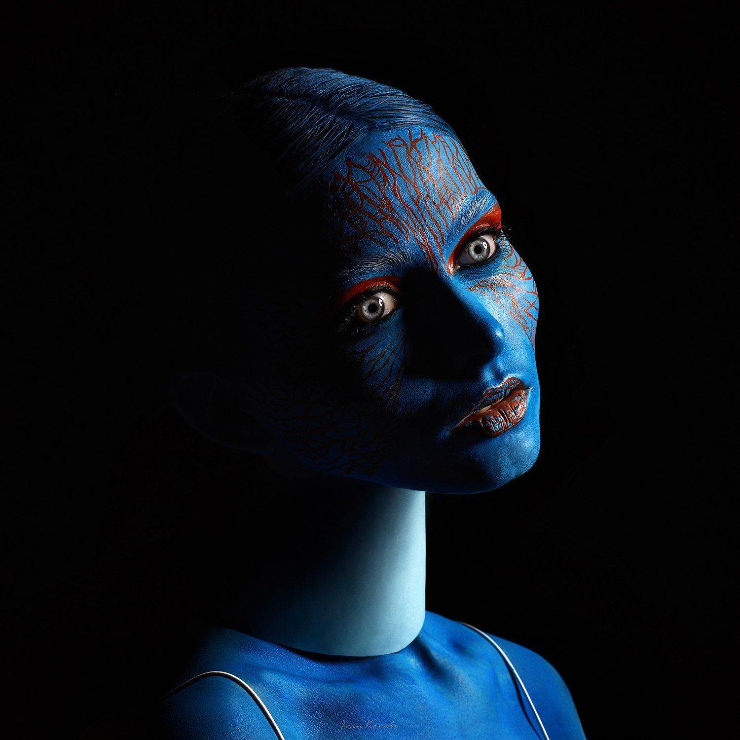 eyes, conceptual portrait, wall art, 2020, Ковалёв Иван