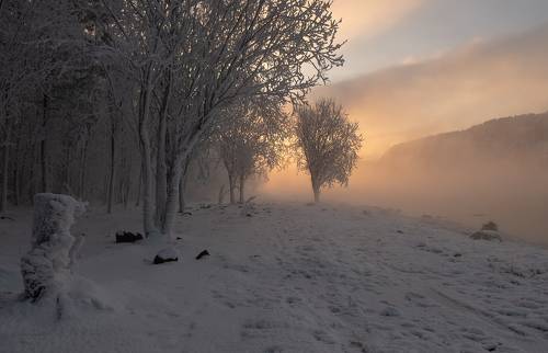 Уходящий вечер.