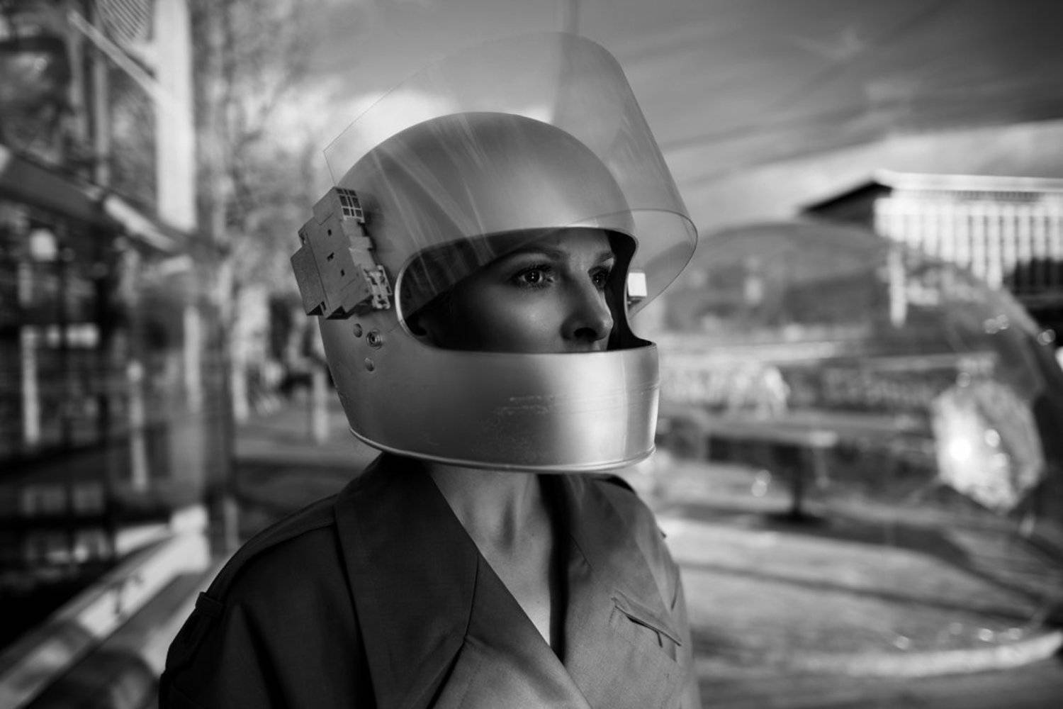 helmet,mono,portrait,, rafal wroblewski