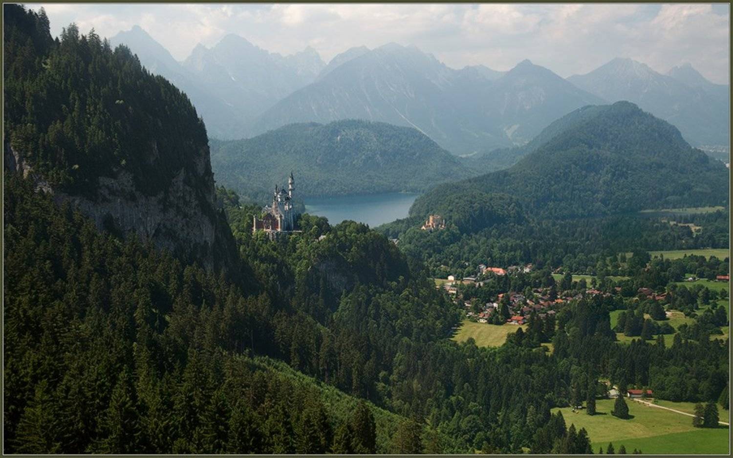 германия, альпы, бавария, горы, замки, нойшванштайн, хоэншвангау, озеро, альпзее, лето, июль, Евгений Иванюшенко