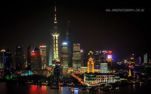 Shanghai Bund Night Scene
