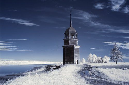 Русский север. Село Пияла - часть 2: ИК и ЧБ...