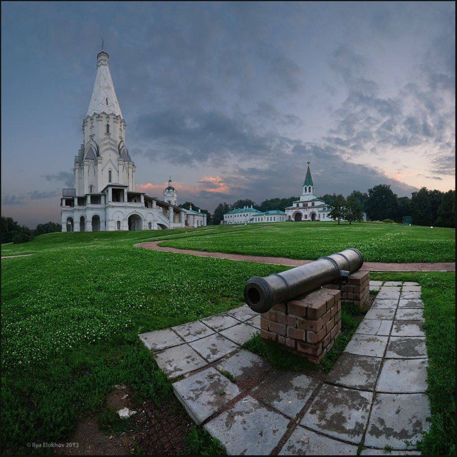 вечерняя москва, коломенское, москва, Елохов Илья