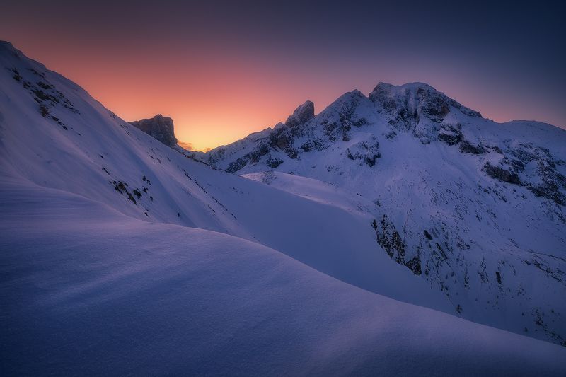 paso, giau, italy, dolomiti, winter, snow, mountain  passo giau фото превью