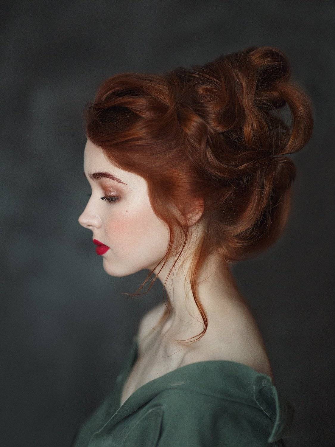 нежная, огненная красавица,прическа, Оксана Ведмеденко