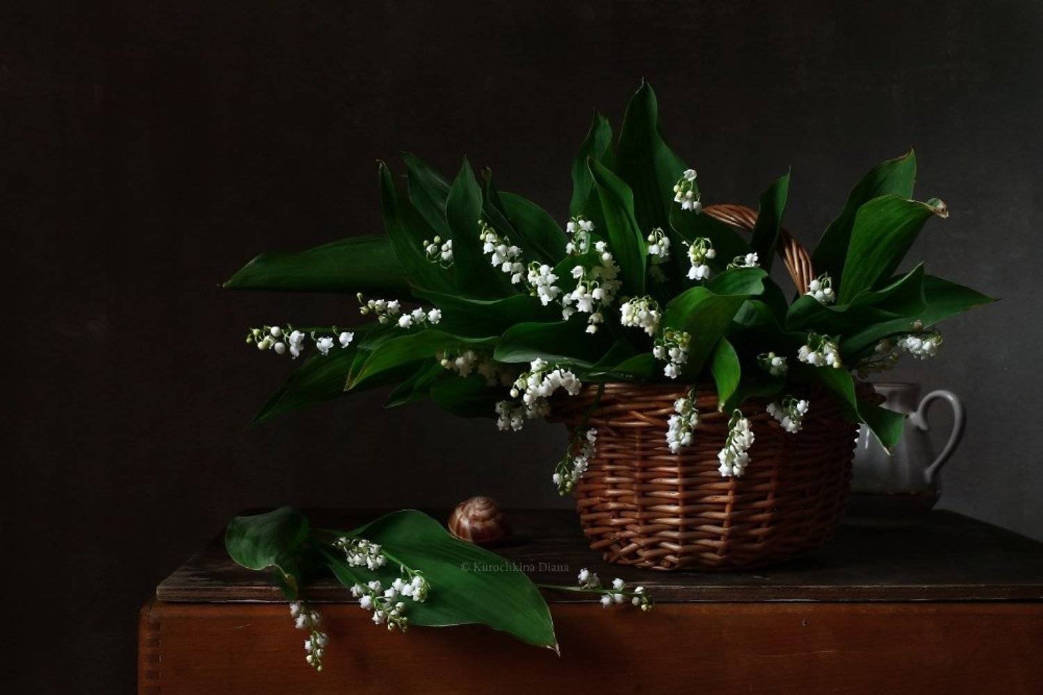 натюрморт, цветы, ландыши, Курочкина Диана