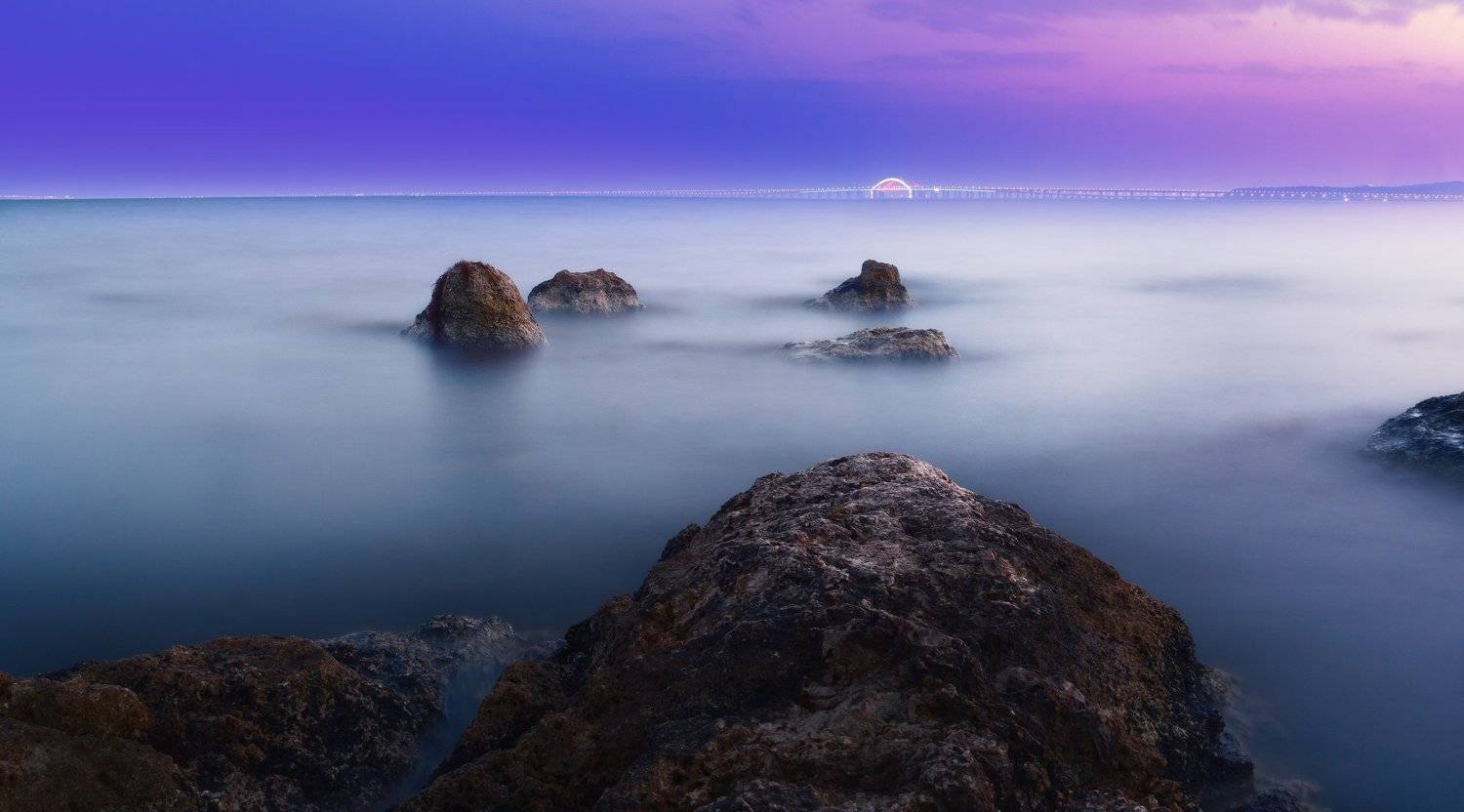 вечер, осень, черное море, керченский пролив, пляж, городище мирмекий, античность, скалы, крымский мост, пантикапей, боспорское царство, керчь, крым, россия, анатолий щербак, Анатолий Щербак