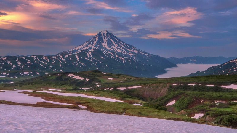 камчатка,вилючинский вулкан,kamchatka,vulkan однажды вечером фото превью