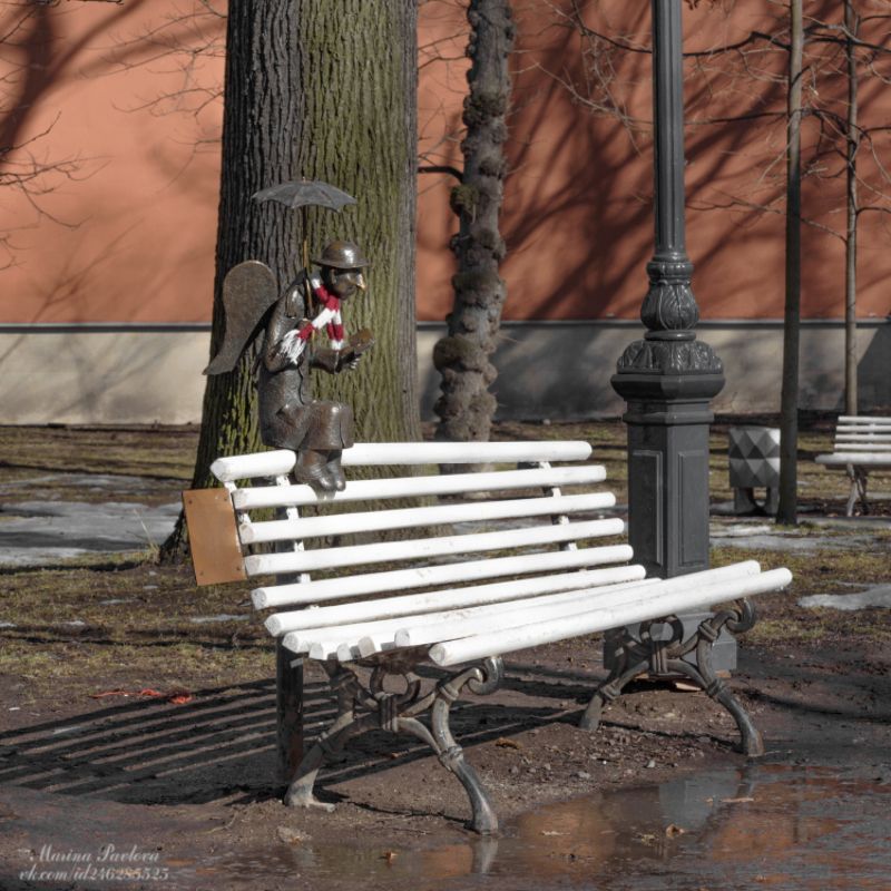 город, санкт-петербург, скульптура, измайловский сад, памятник петербургский ангел Петербургский ангел фото превью