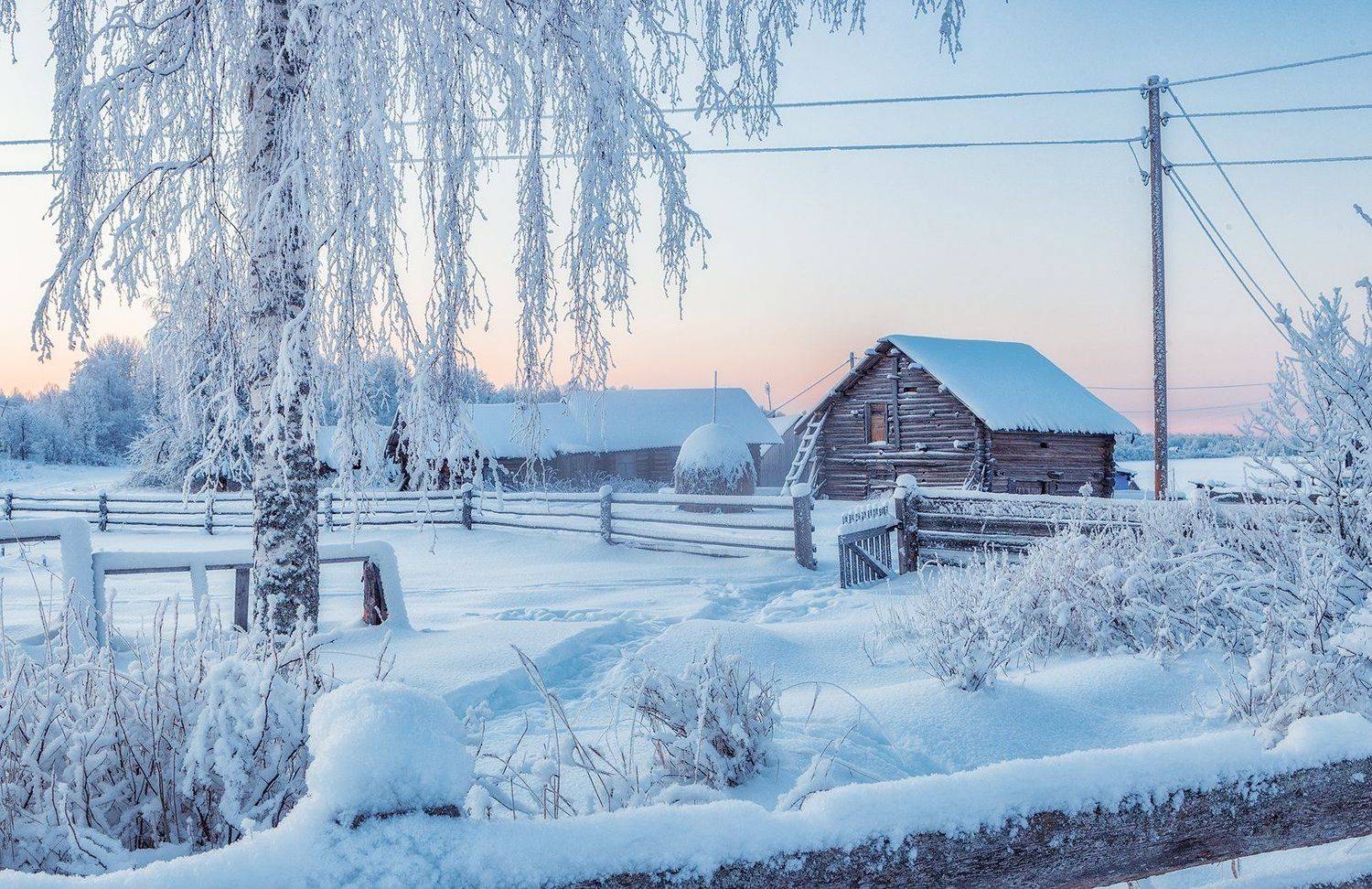 кенозеро, мороз, утро, зима, Владимир Липецких