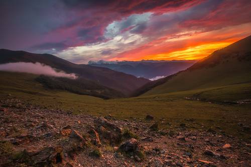 Закат у БТА