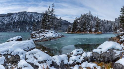 Озеро Айбзее. Бавария.