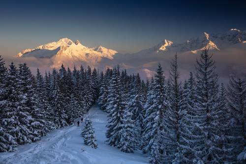 Winter in the Mountains