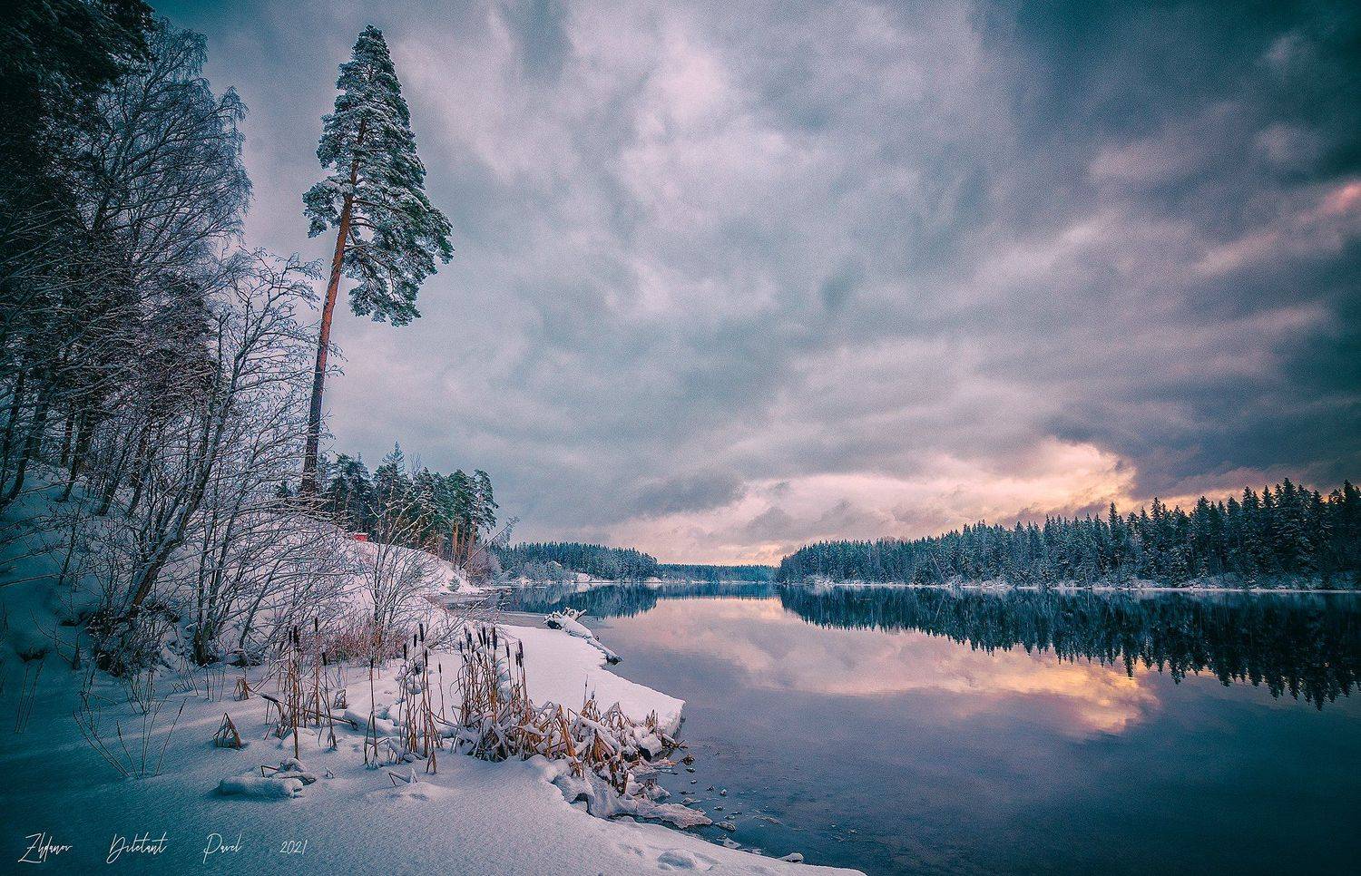 ленинградская область_выборгский район_река вуокса_зима_январь_морозец_солнце, Павел Жданов