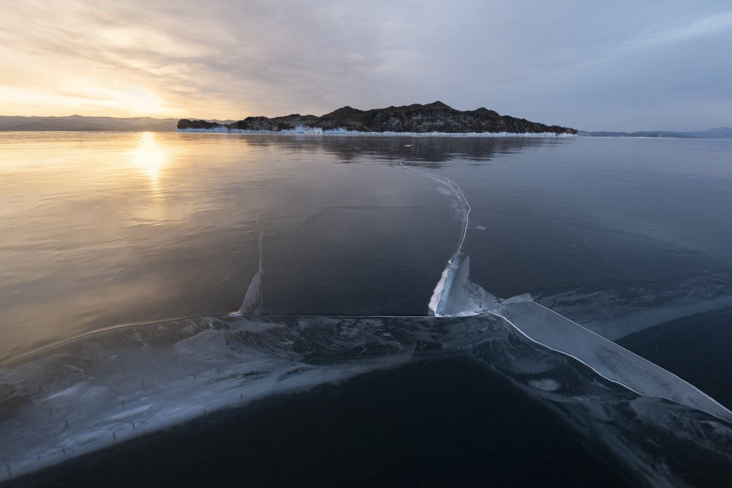 Байкал, лед, Елена Вторушина