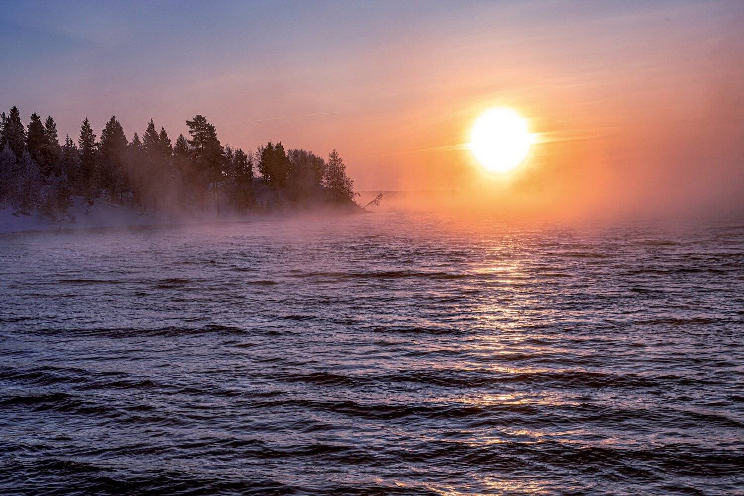 печора,водохранилище,мороз,утро,,  Толяныч-
