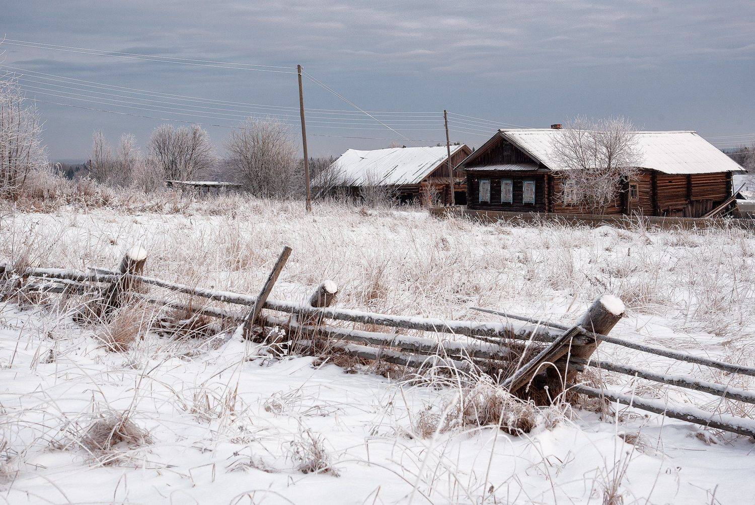зима, природа, деревня,киров, вятка, Карепанов Евгений