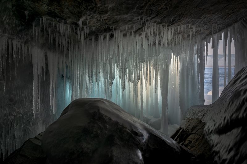зима, лед, сокуи, байкал, малое море В ледяном плену фото превью