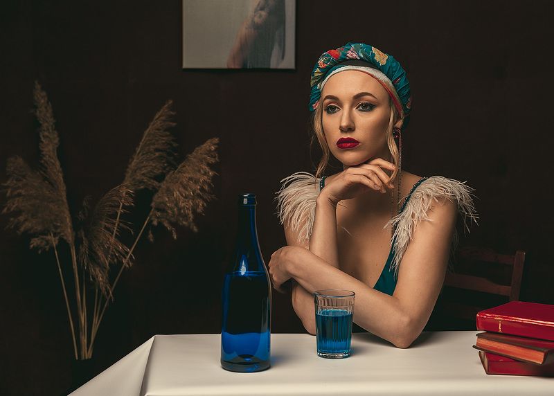 студия, портрет, абсент Absinthe mood фото превью