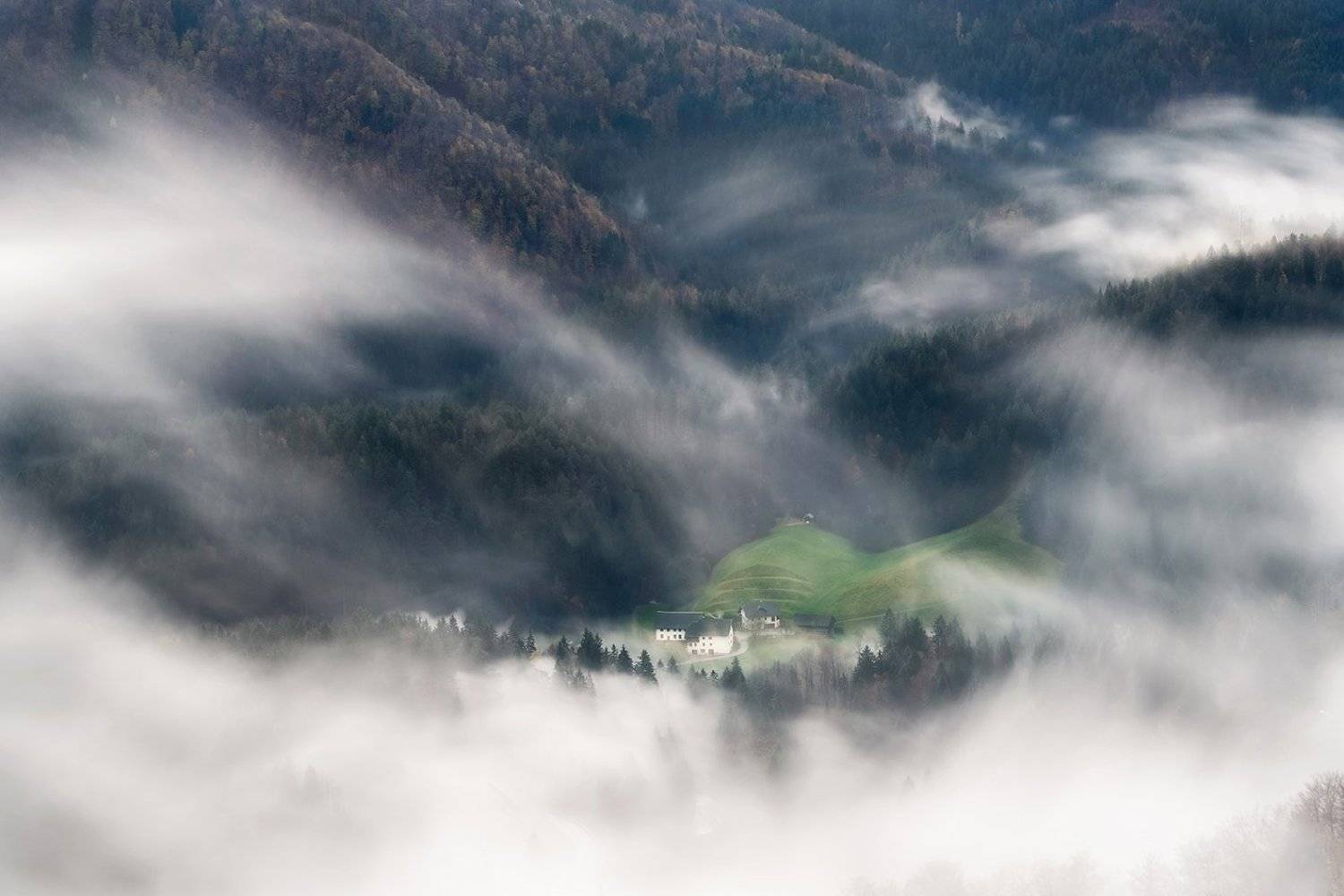 словения, slovenia, туманы словении, church, храмы словении, slovenia landscape, slovenia landscape photography, Татьяна Ефименко