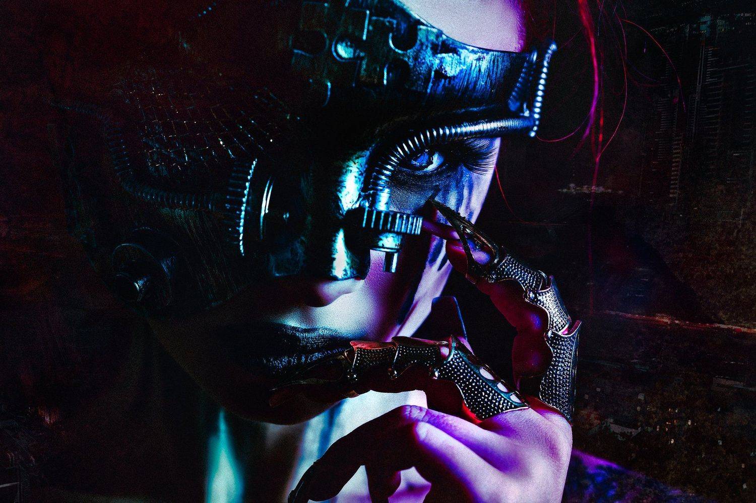 woman, portrait, conceptual, studio, bodyart, Руслан Болгов (Axe)