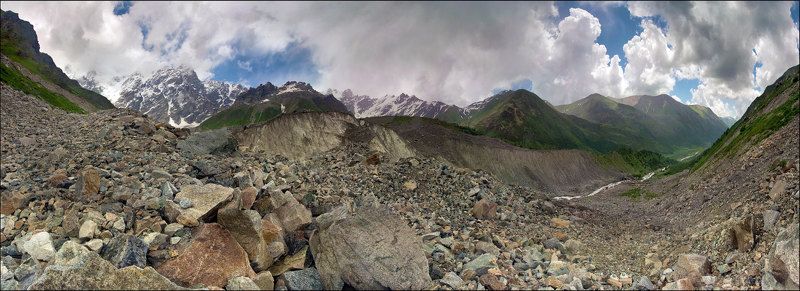 Вид на Шхару фото превью