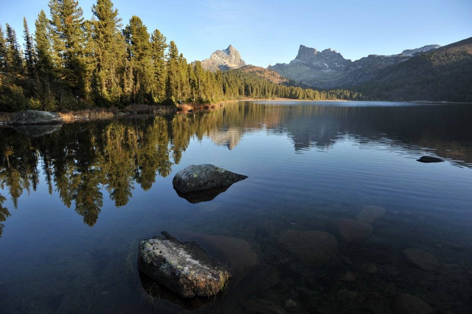 Горы, Ергаки, Озеро Светлое, Осень, Владислав Д.
