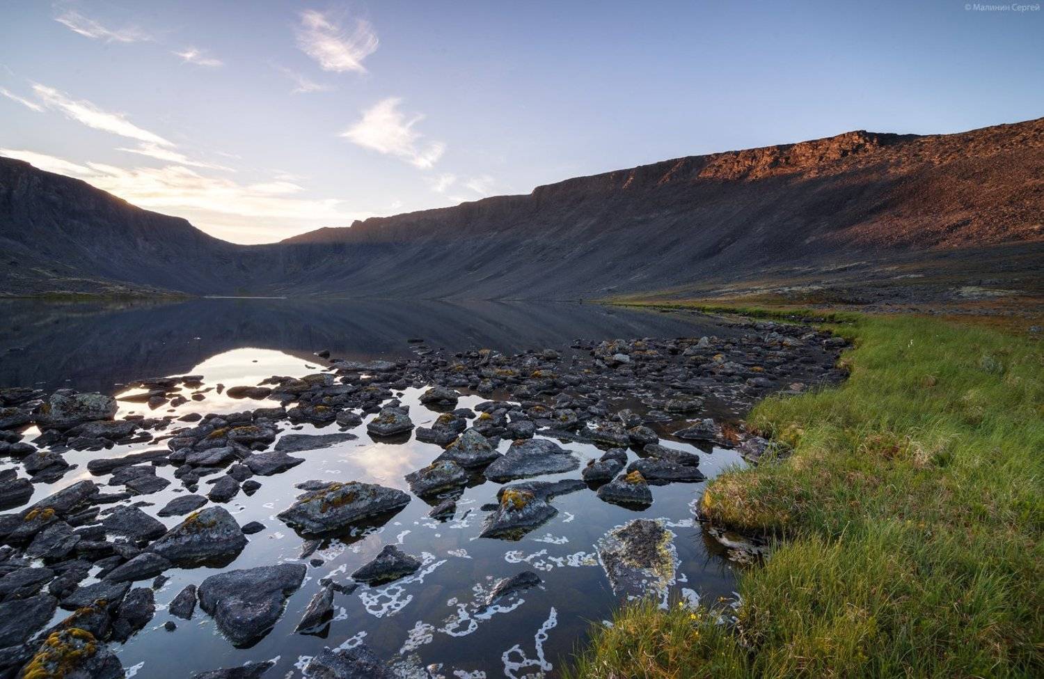 горы, заполярье, кольский полуостров, ловозерские тундры, рассвет, сенгисъявр, Сергей Малинин
