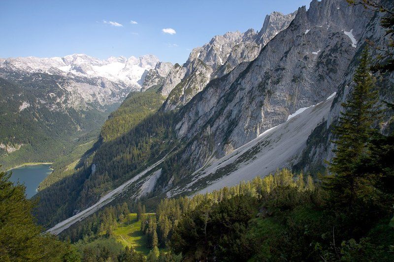 Austria, Gosau, Австрия, Госау, Снежная лавина Через 8 лет после лавины фото превью
