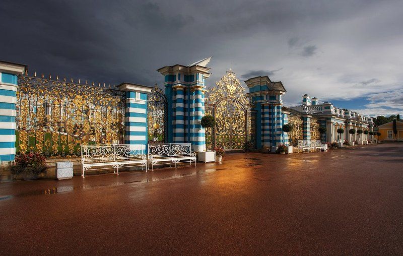 Про мой любимый Пушкин, оградку и странную погоду.. фото превью