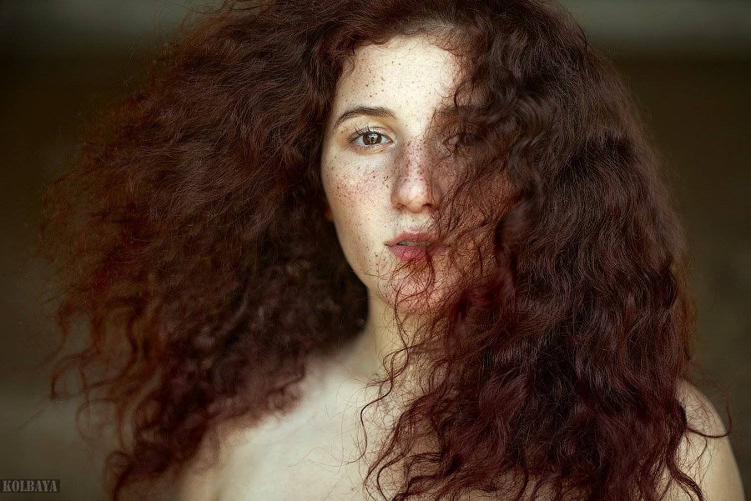 Hair, Portrait, Red, Колбая Александр