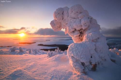 Скульптуры северных ветров
