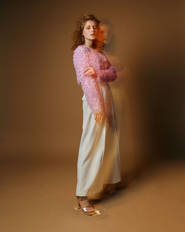 портрет, женский портрет, студийный портрет, смешанный свет Арина фото превью