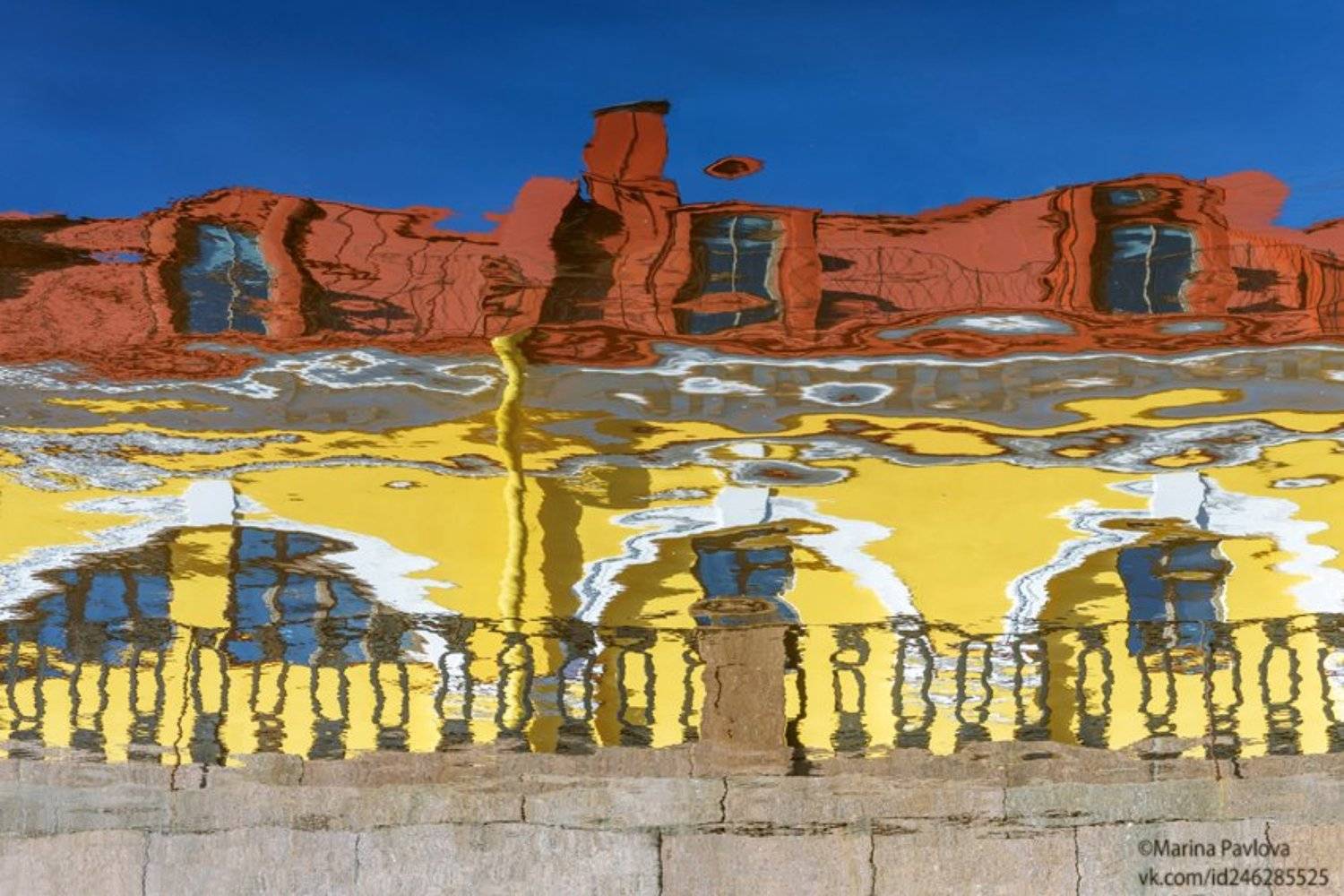 акваабстракция, акваграфика, абстракция, акварельный петербург, отражение набережной крюкова канала, никольские ряды,город,санкт-петербург., Марина Павлова