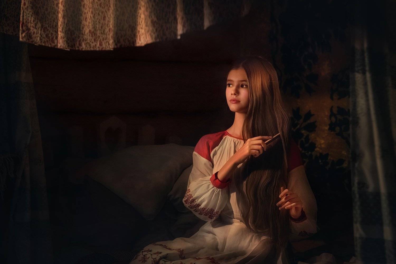 девушка, сказка, русскийстиль, Оксана Пипкина