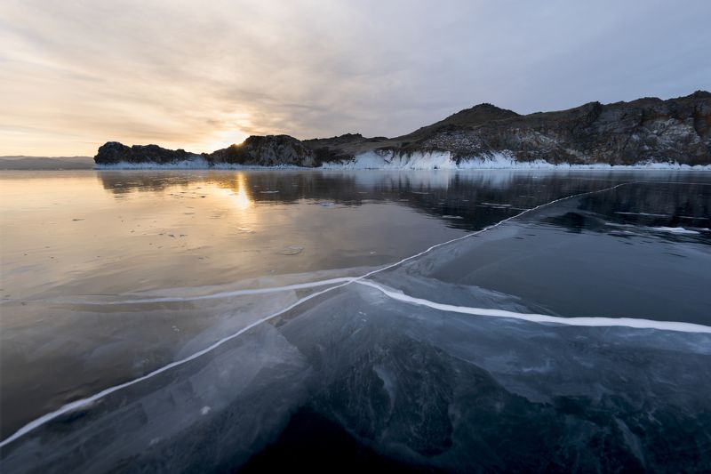 Байкал, лед  фото превью