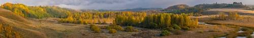 Панорама осеннего Изборска