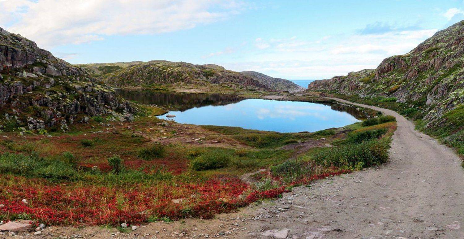 озеро, скалы, баренцево море, север, осень, вода, путешествия, мурманская область, кольский полуостров, Сергей Козинцев