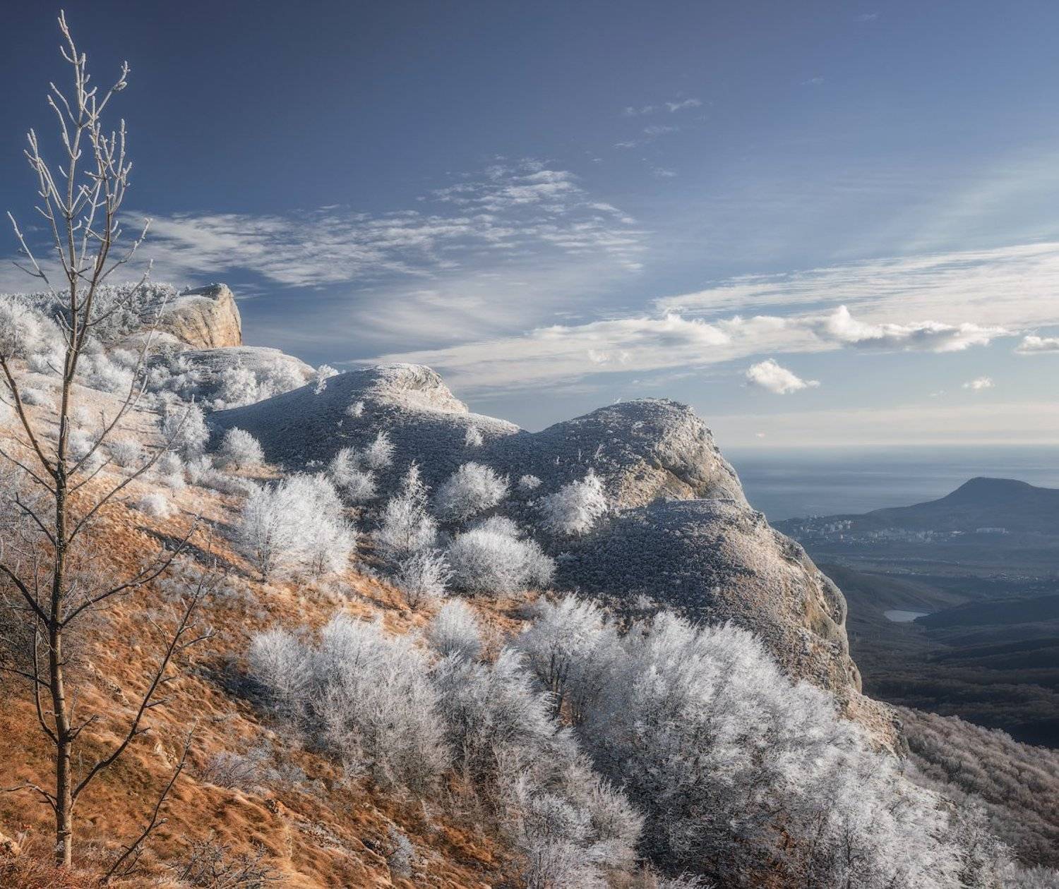 крым алушта демерджи зима горы пейзаж, Алексей Агеев