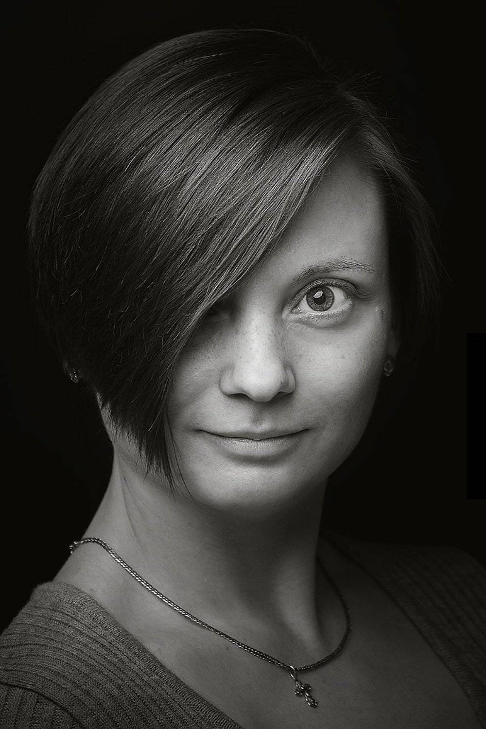 женский портрет, красивые глаза, портрет, Елена Матросова