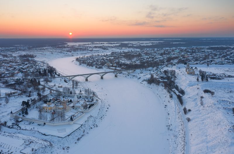 морозное утро в Старице фото превью