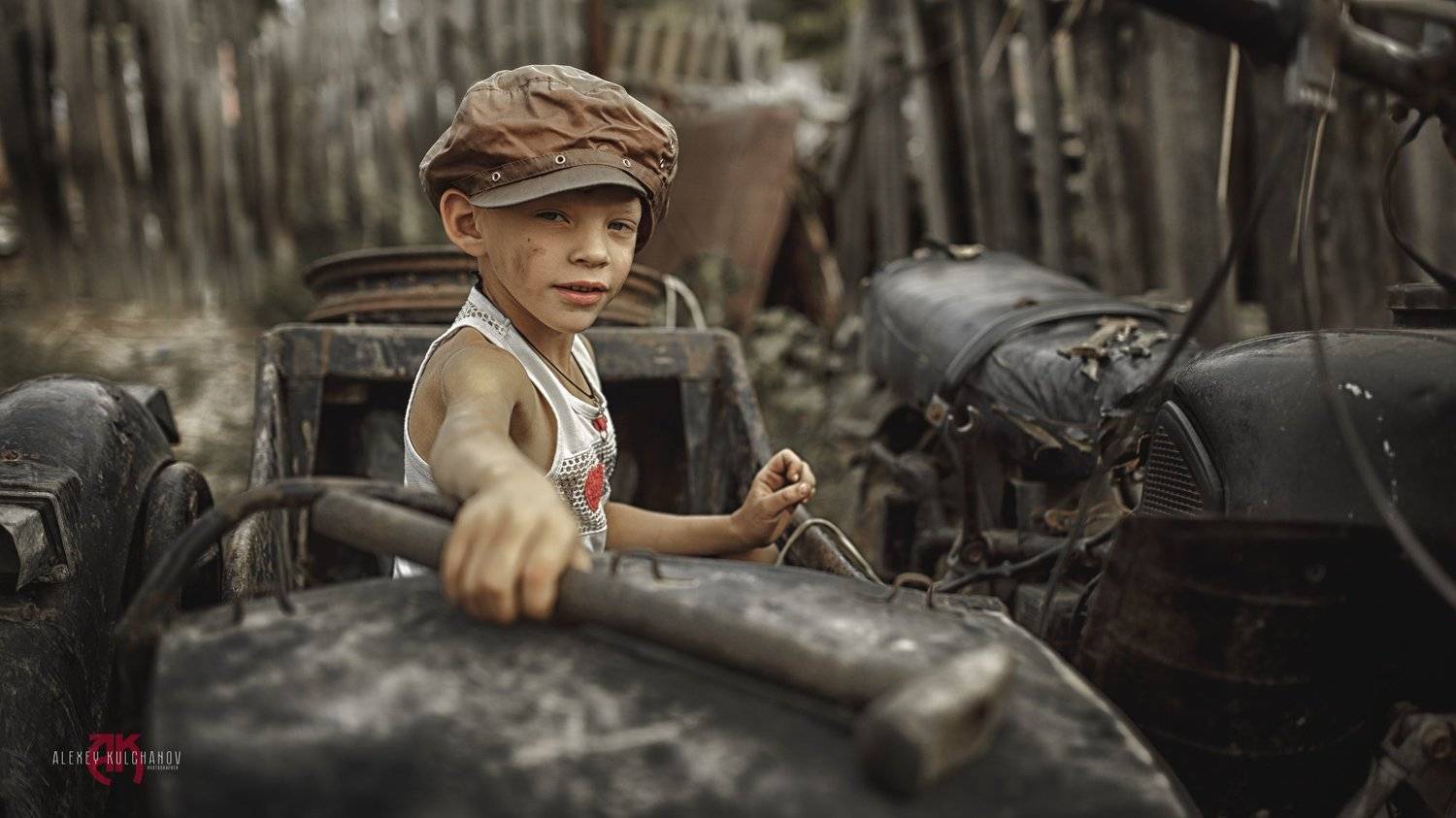 кульчанов, портрет, астрахань, ретро, мотоцикл, дети,детсво, Алексей Кульчанов