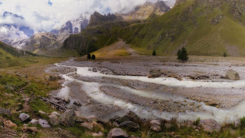 пейзаж, горы, кавказские горы, природа россии, кабардино-балкария, Ущелье Адыр-су фото превью