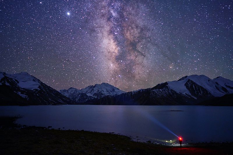pamirs, tajiksitan, milky way, mountains, night, sky, таджикистан, памир The Night Skies of Pamirs фото превью